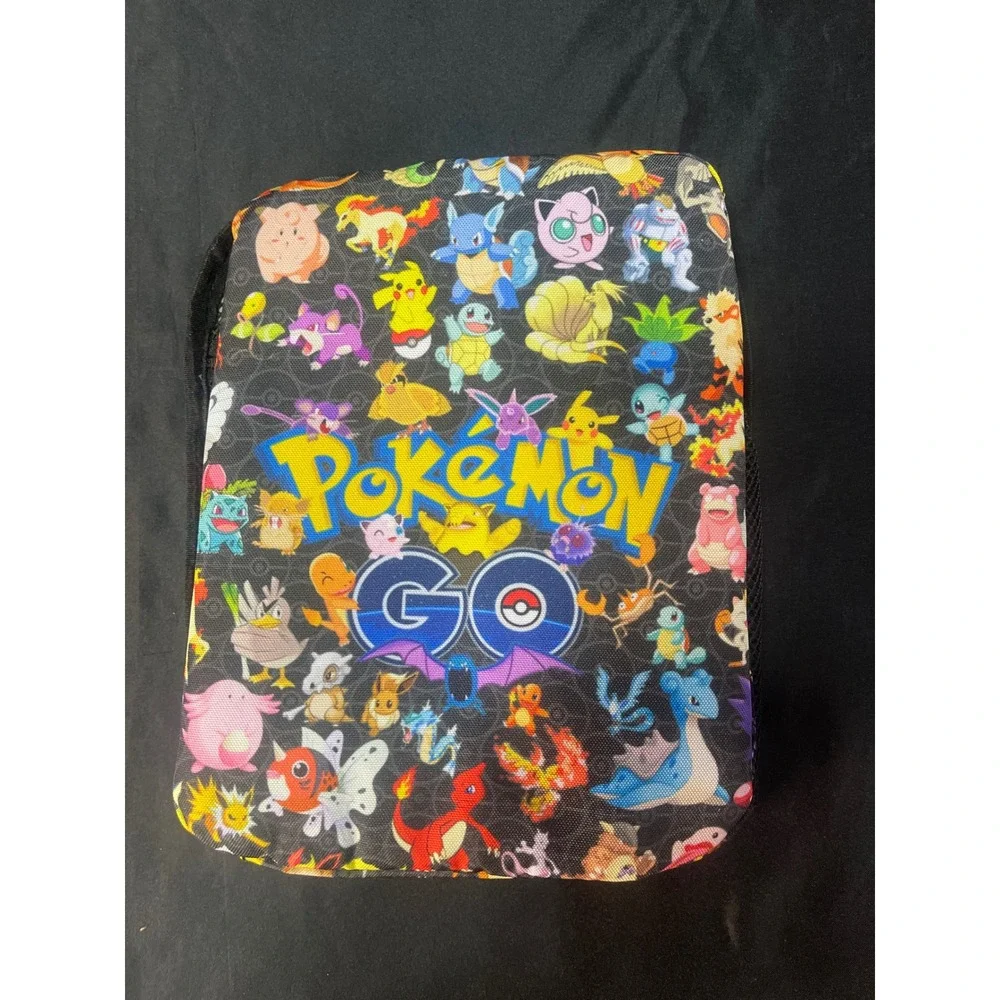 Pokemon GO Backpack All Over Print Pikachu Charizard Nintendo Bag Black‎ Multi